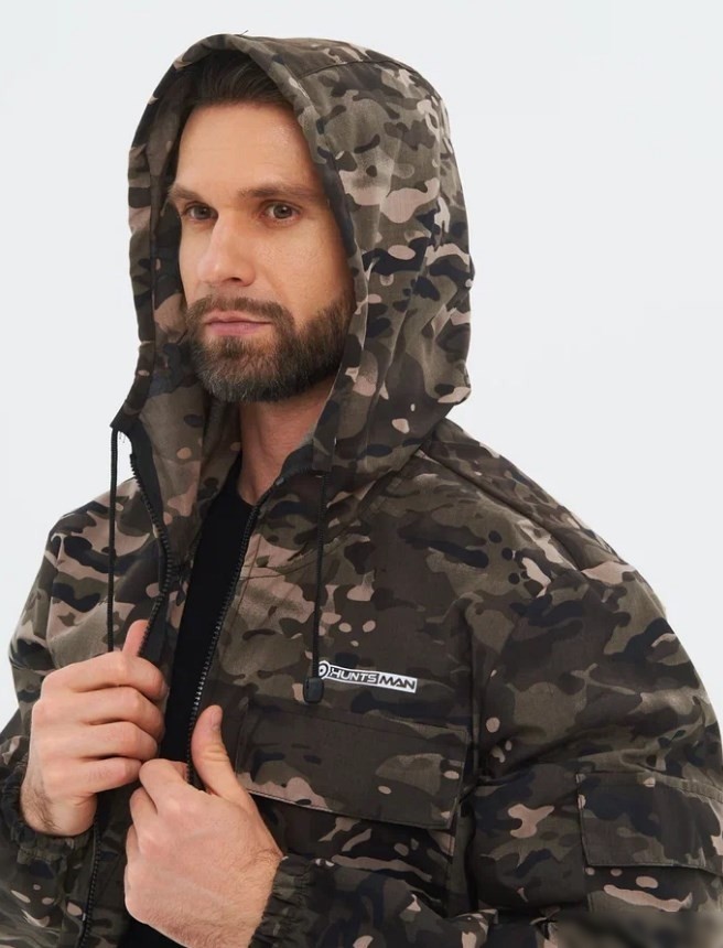 Костюм Huntsman Стрелок летний Сорочка смесовая Черный мультикам (р-р 60-62/182-188)