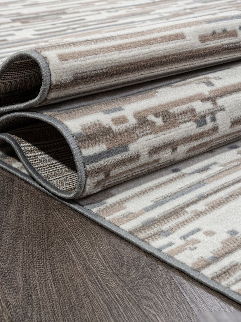 Ковер для жилой комнаты Merinos Sierra F352-STAN-CREAM-BLUE (3x5)