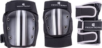 Комплект защиты Tech Team Safe fit adult 2.0 NN012086 (L, черный)