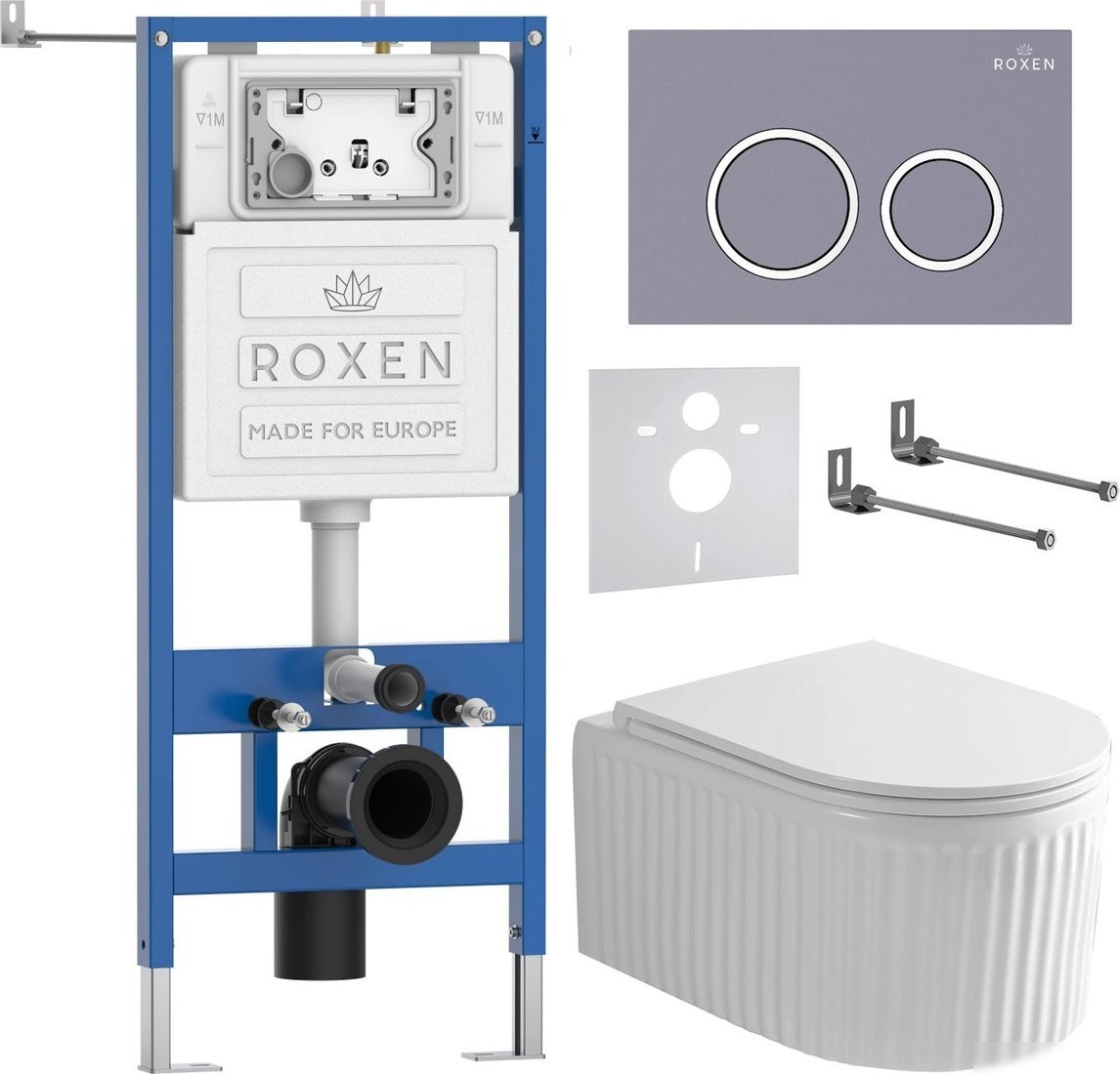 Унитаз подвесной Roxen StounFix Dual Fresh 968253