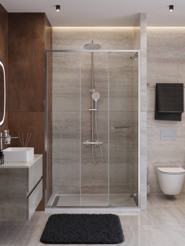 Душевая дверь Cezares LUX-B-FS-11-110-C-CR