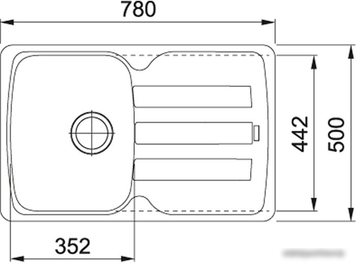 Кухонная мойка Franke Antea AZG 611-78 (оникс)