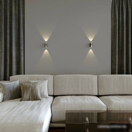Бра Elektrostandard Steel 40109 LED (черный/сталь)