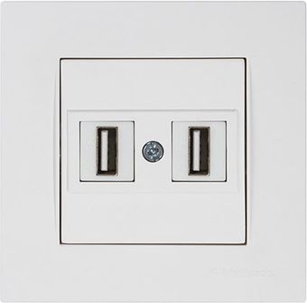 Розетка USB Mutlusan Rita 2220 456 0101