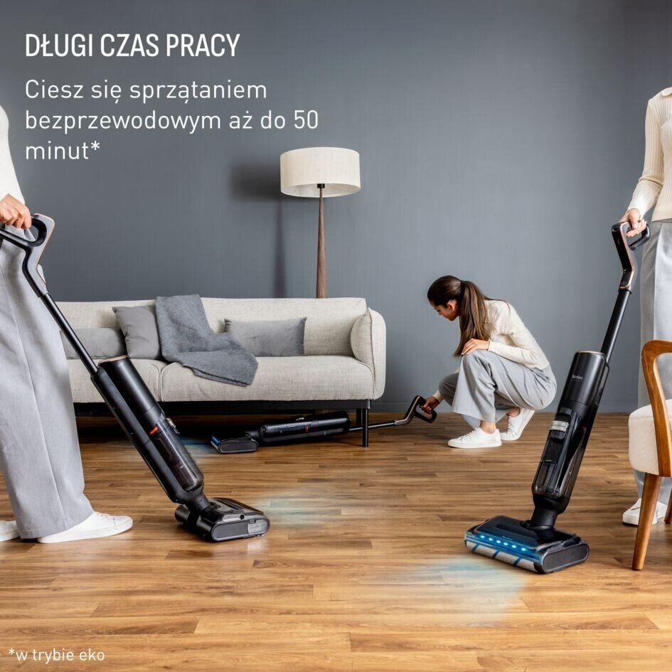 Вертикальный моющий пылесос Tefal X-Clean GF5736F4