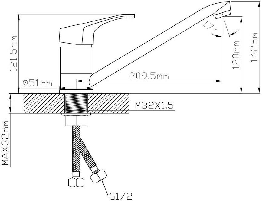 Смеситель AV Engineering AVBAS4-A294-449