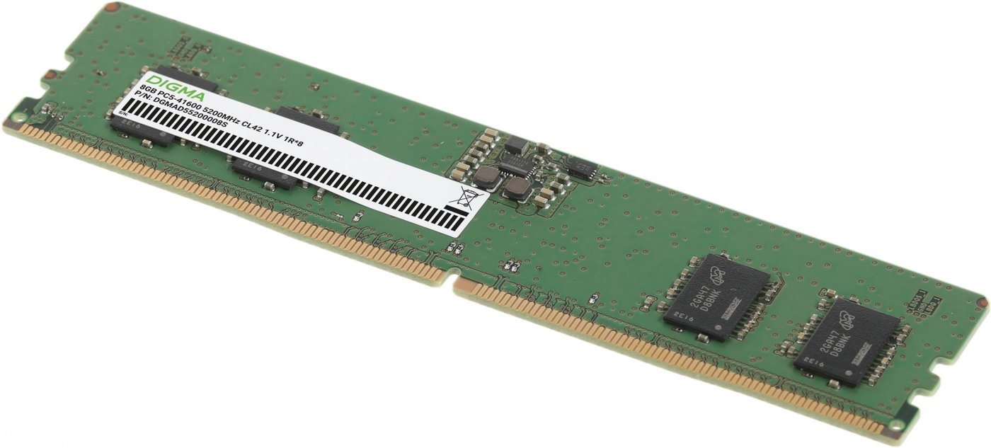 Оперативная память Digma 8ГБ DDR5 5200 МГц DGMAD55200008S