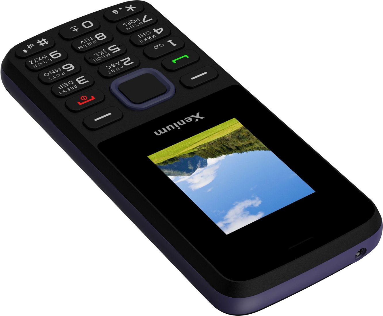 Кнопочный телефон Xenium L170 (черный)