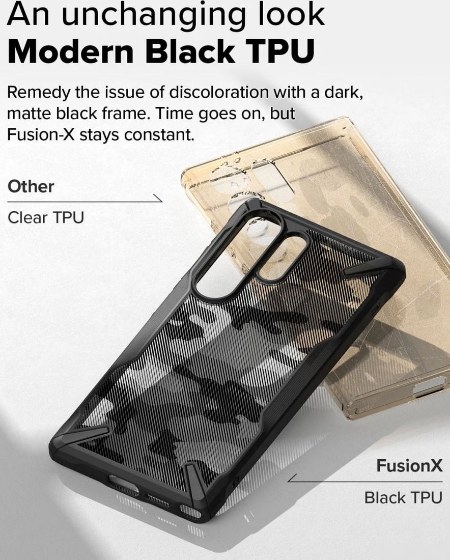 Чехол для телефона Ringke Fusion X для Galaxy S25 Ultra Camo Black