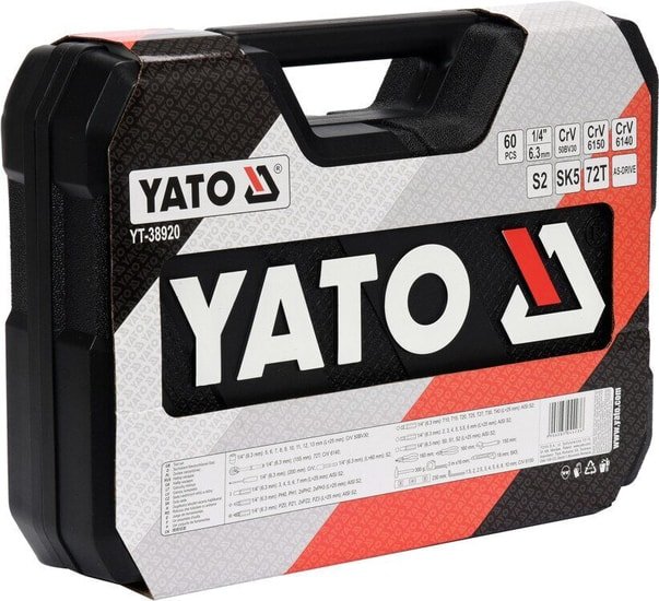 Универсальный набор инструментов Yato YT-38920 (60 предметов)