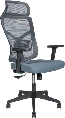 Кресло Norden Asper 165A B-GG (черный/серый)