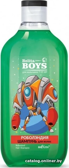Шампунь детский Belita Boys Роболэндия Для мальчиков 7-10 лет 300 мл Шампунь детский Belita Boys Роболэндия Для мальчиков 7-10 лет 300 мл