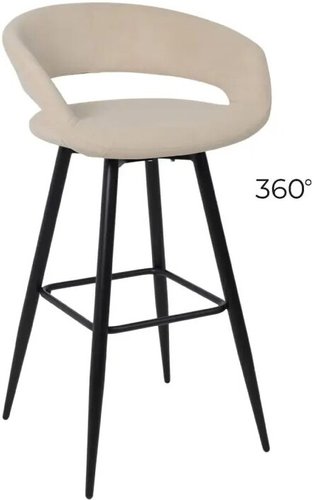 Стул с подлокотниками Мамадома Barny-R 900 (b03 Cream Lux/черный)