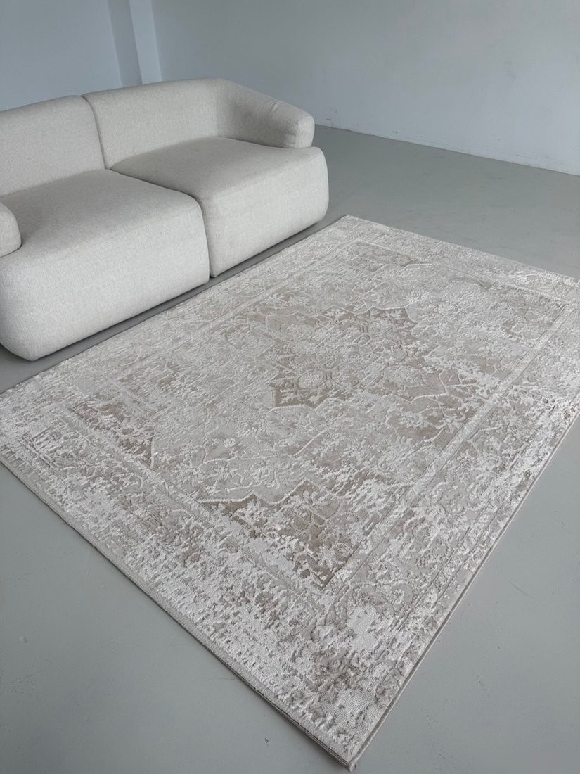 Ковер для жилой комнаты LAXMI Comfort 329 прямоугольник (1.2x1.8, Cream/Cream)
