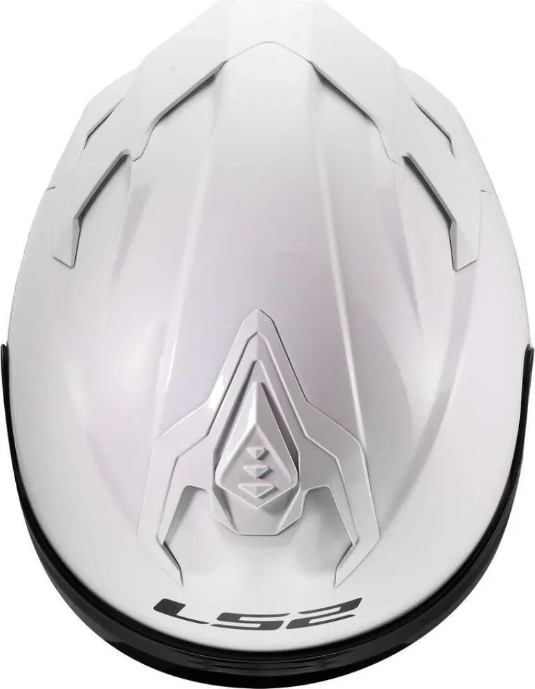 Мотошлем LS2 FF817 Challenger II Solid (2XL, белый)