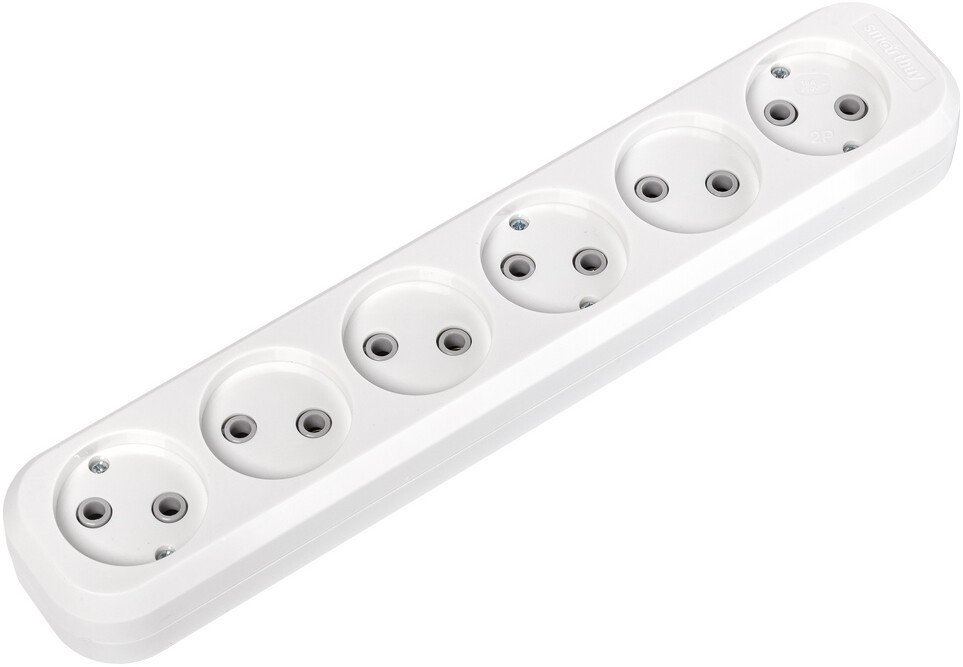 Колодка удлинителя SmartBuy SBE-10-6-00-N