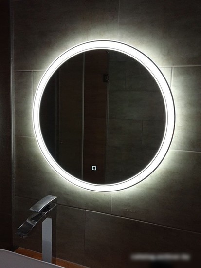 Пекам Зеркало LED Ring2-70х70s (с сенсором на прикосновение)