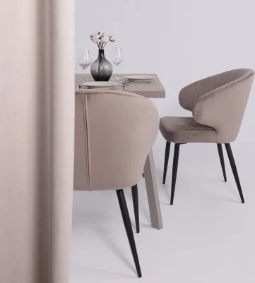 Стул с подлокотниками Мамадома Rob (d05 cappuccino lux/черный)