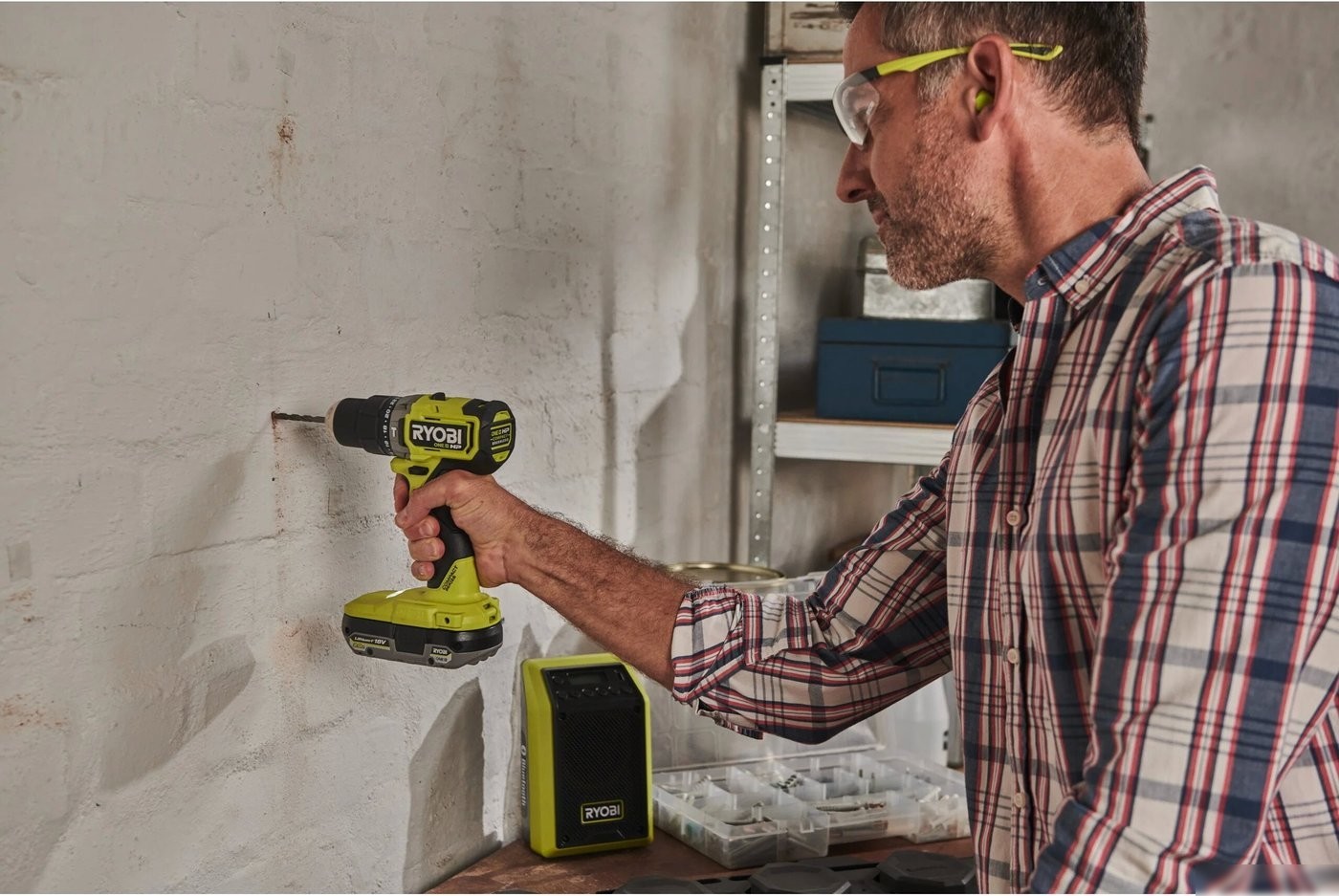 Ударная дрель-шуруповерт Ryobi RPD18C1-242S 5133006524 (с 2-мя АКБ, сумка)