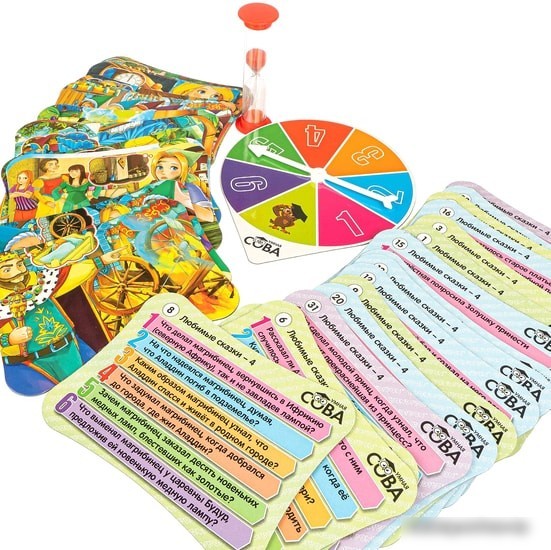 Развивающая игра Bondibon Умная сова. Любимые сказки 4 ВВ4840