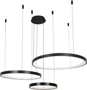 Подвесная люстра LED4U L8806-800-580-380 BK