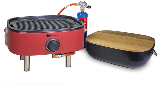 Портативный газовый гриль Sahara Mini BBQ (черный)