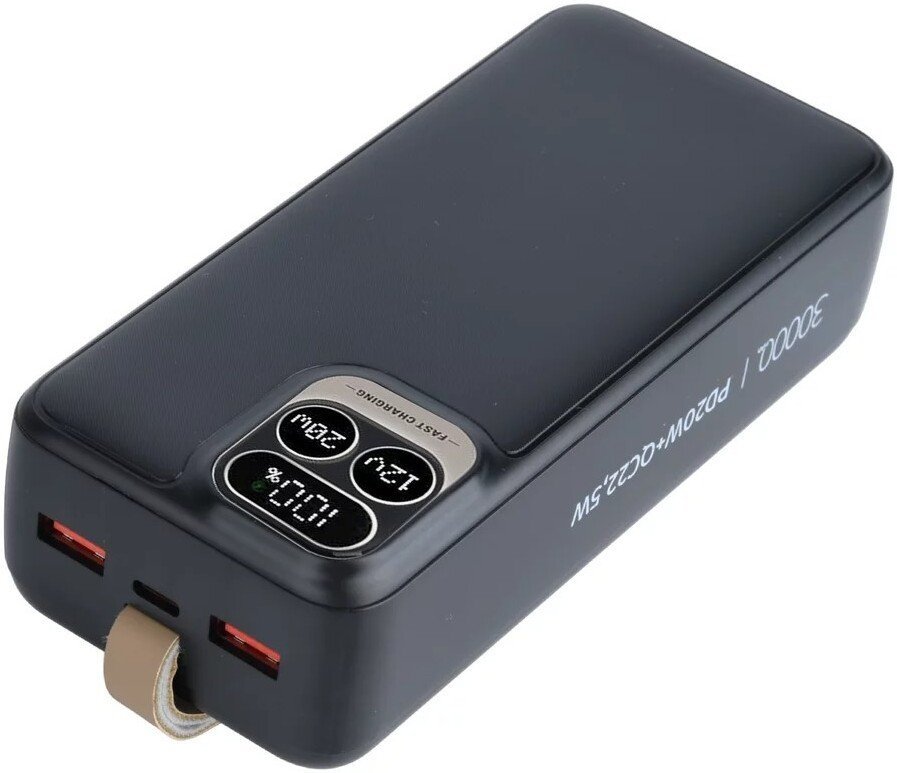 Внешний аккумулятор Perfeo Atomic Age 30000mAh (черный)