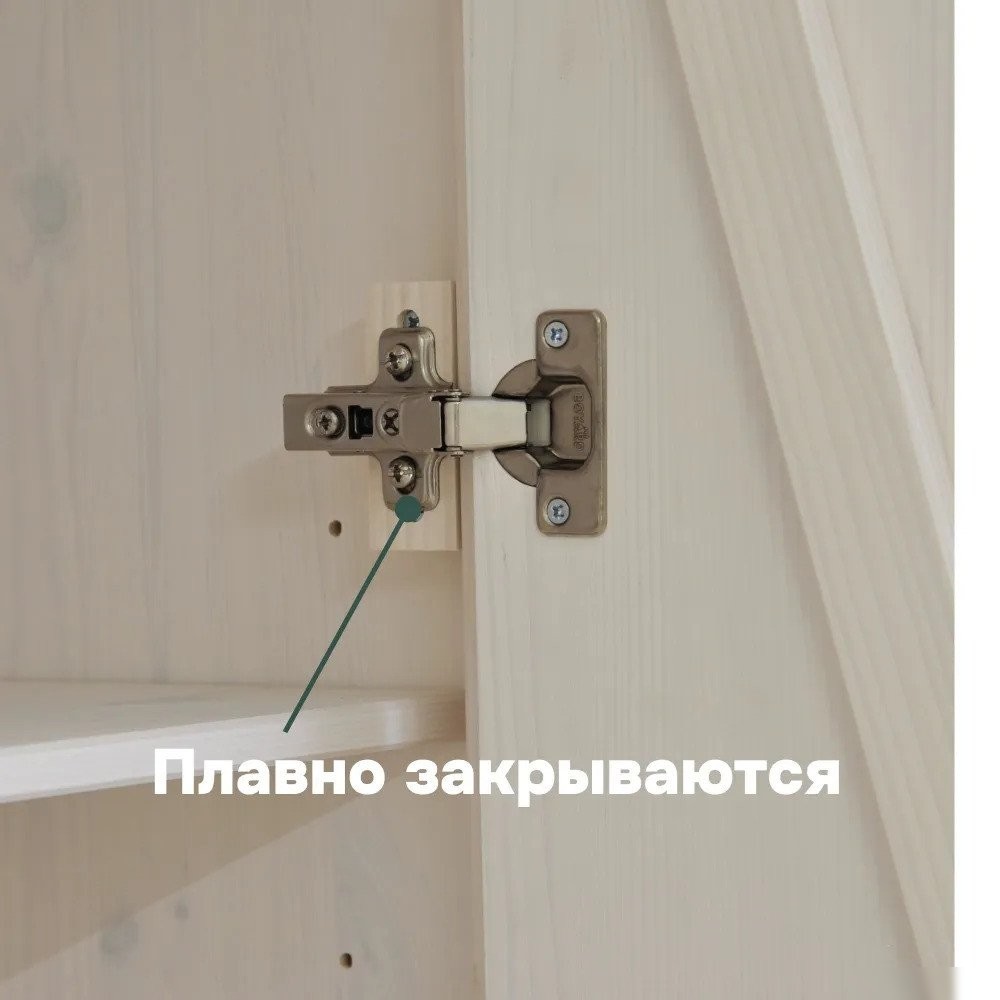 Шкаф распашной Диприз Мадейра Д.6160.2 (белый воск)