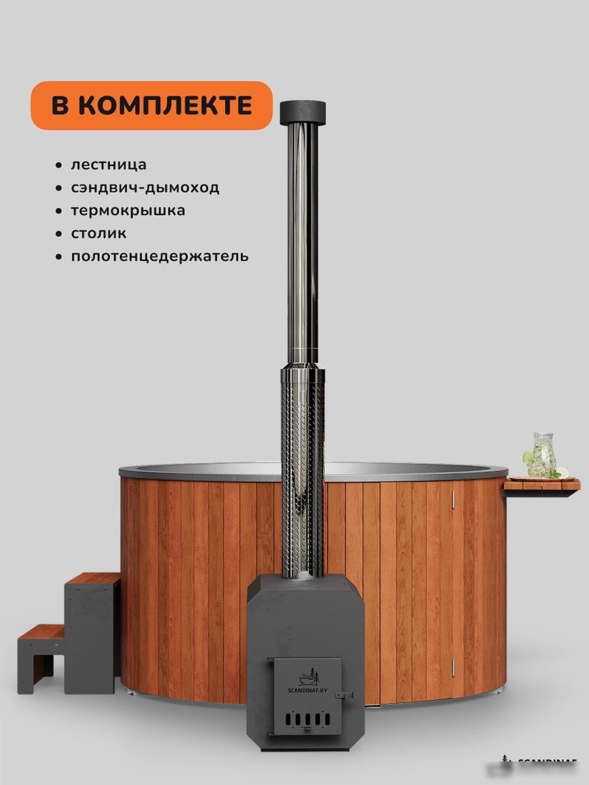 Купель Scandinaf Furako 200SOR (аэромассаж/подсветка)