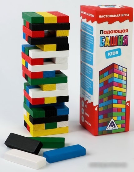 Настольная игра Лас Играс Падающая башня. Kids 4571709