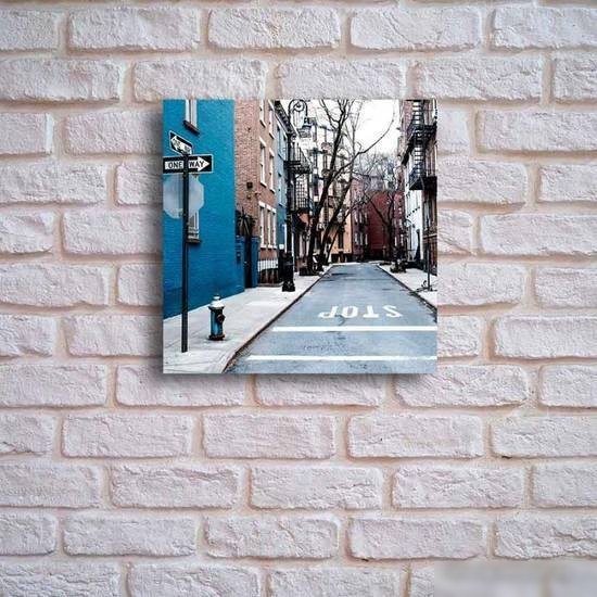 Картина на стекле Stamprint Городская улочка 1 ST014 (50x50)