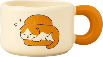 Кружка ILikeGift Котик любит выпечку YX-689-04