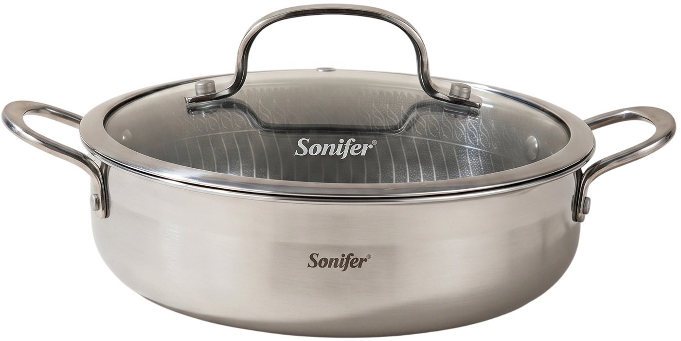 Сотейник Sonifer SF-1220-28 (с крышкой)