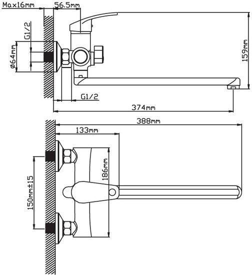 Смеситель Cronwil CB042-22
