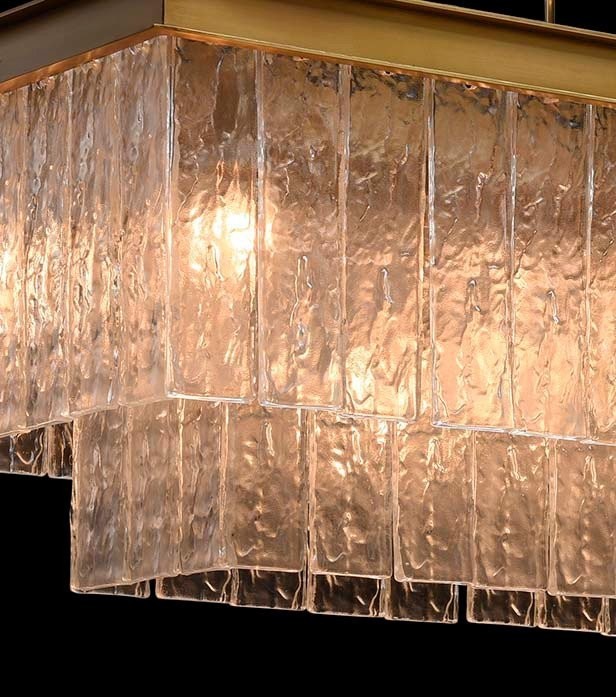 Подвесная люстра DeLight Collection Glace KG0998P-8L (brass)