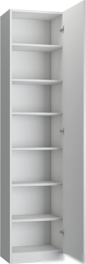 Шкаф-пенал Макс Стайл Falcon Fidji Egger 240x50x50 8C5050 (белый классический W960 ST7)