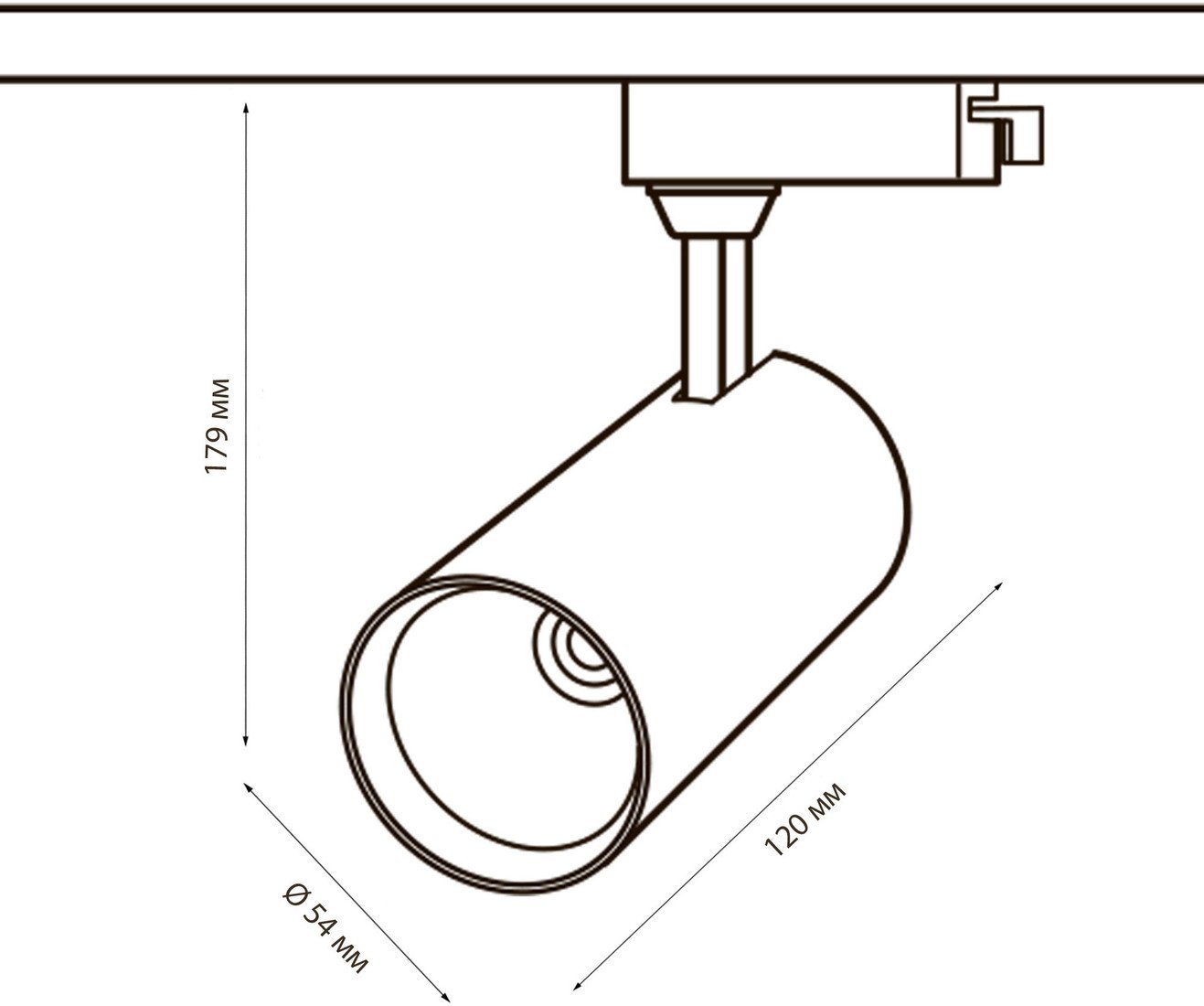 Трековый светильник Volpe ULB-Q276 15W/4000К UL-00005935