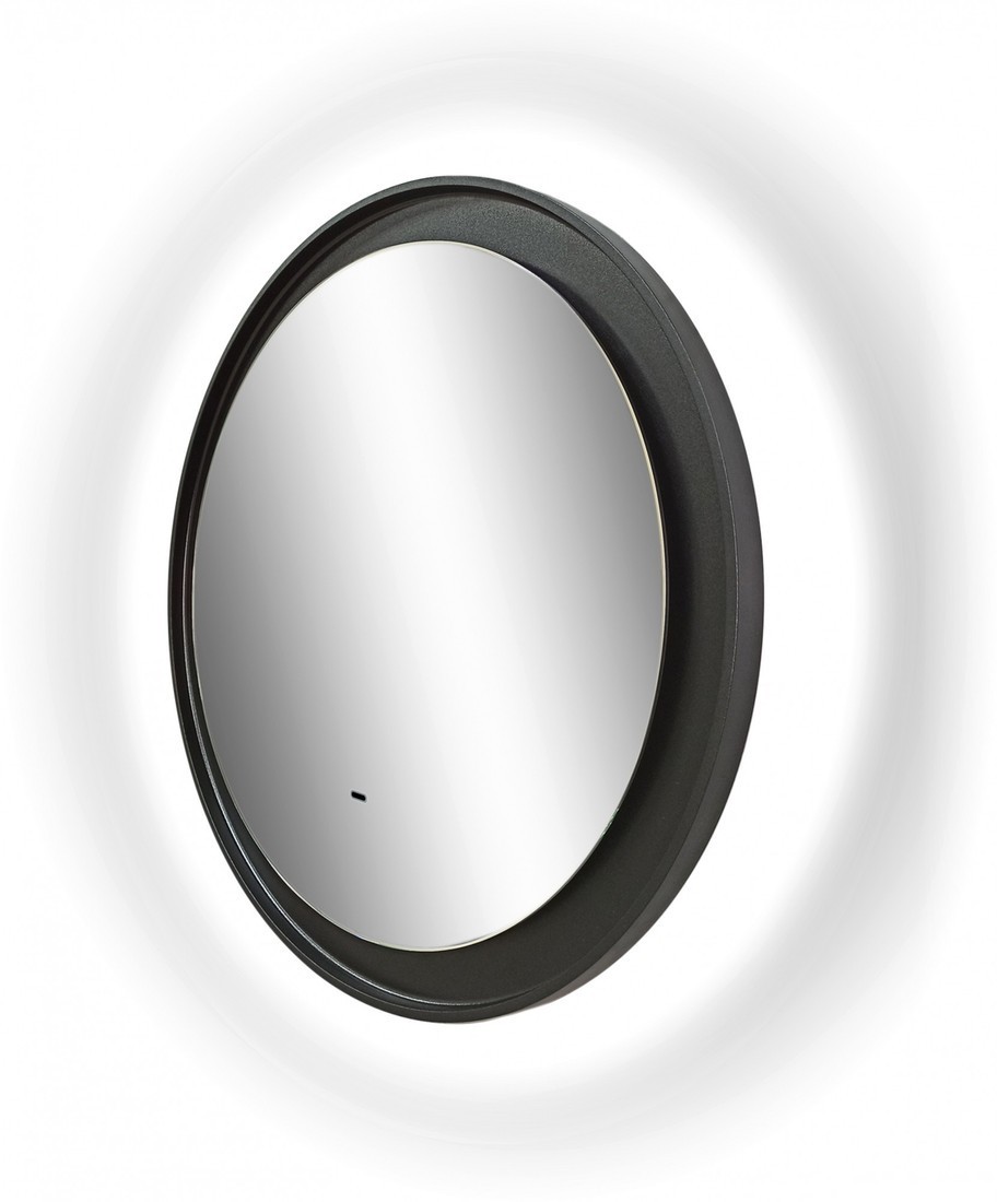 Континент Зеркало Planet Black Led D 60 (теплая подсветка, с бесконтактным сенсором)