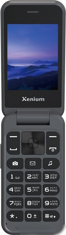 Кнопочный телефон Xenium X680 (темно-серый)