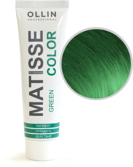 Пигмент прямого действия Ollin Professional Matisse Color зеленый 100 мл