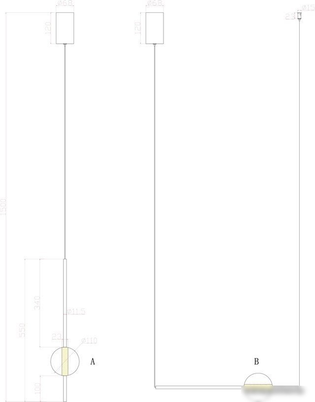 Подвесная люстра Arte Lamp Furud A2124SP-1BK