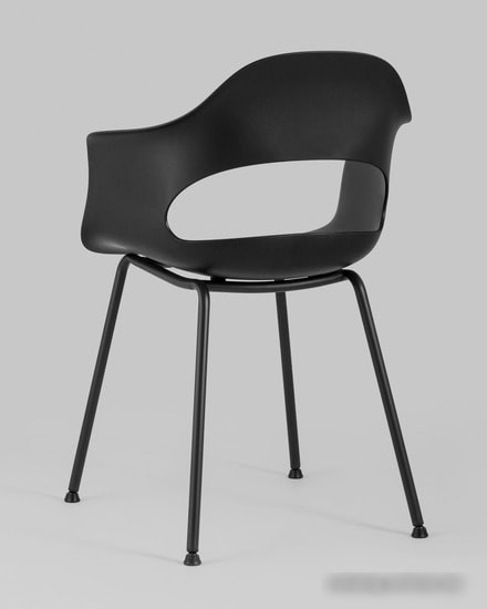 Стул с подлокотниками Stool Group Lady (черный)