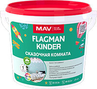 Краска MAV Flagman Kinder 1 л (белый полуматовый)