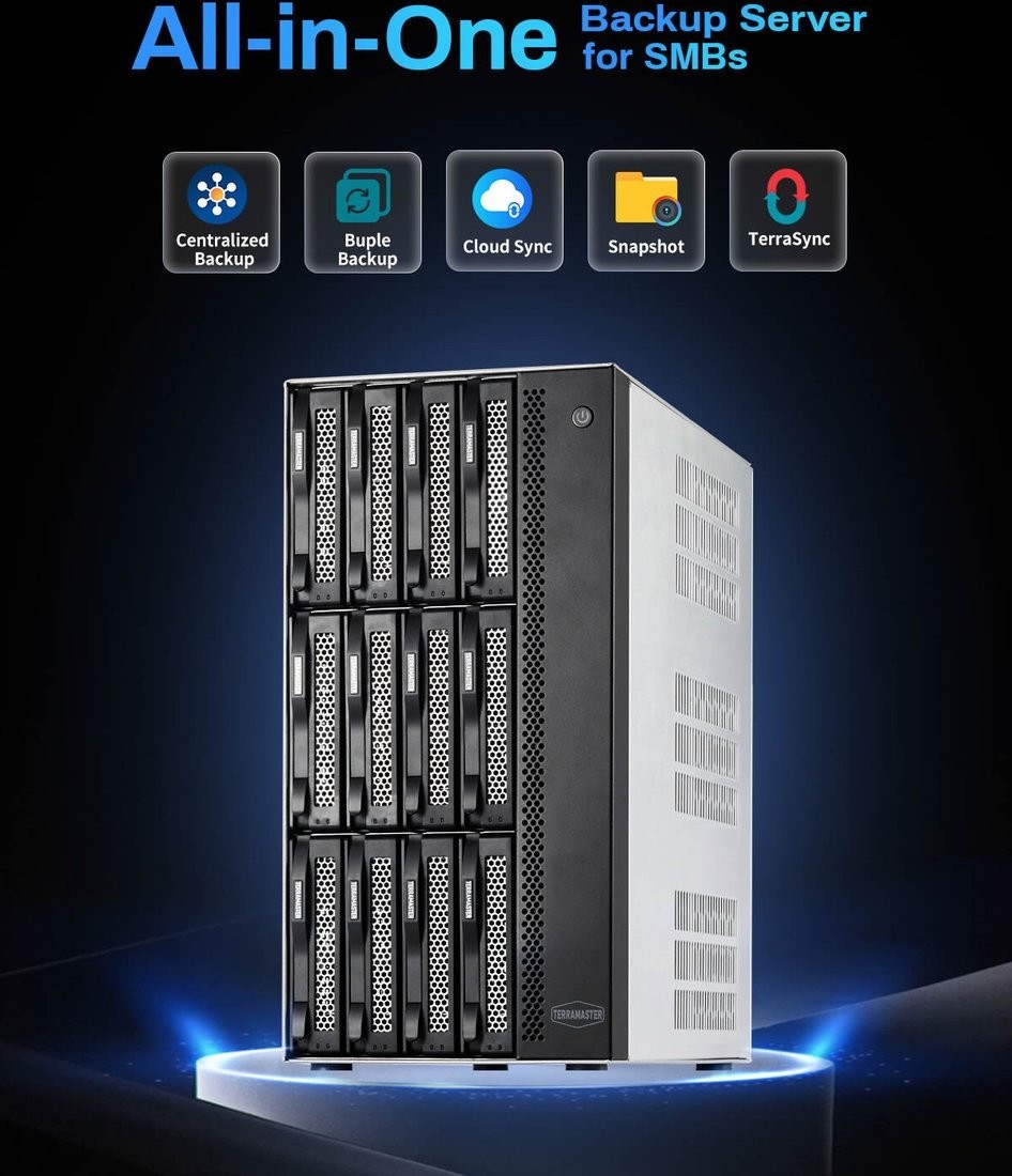 Сетевой накопитель TerraMaster T12-500 Pro