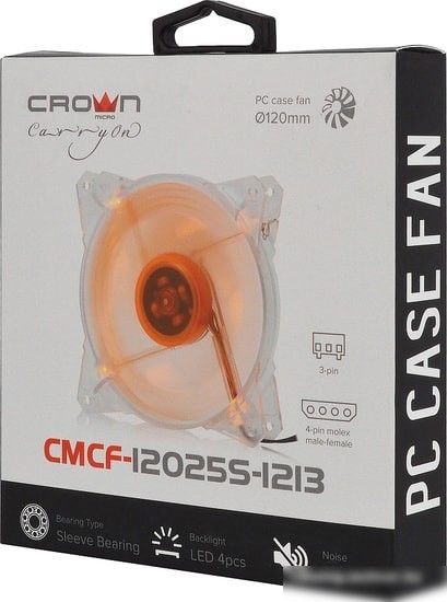 Вентилятор для корпуса CrownMicro CMCF-12025S-1213