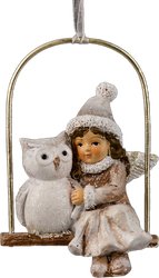 Елочная игрушка Erich Krause Decor. Ангел и совенок 62425