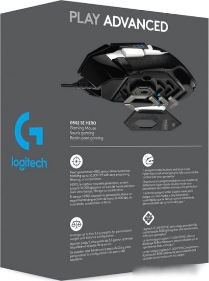 Игровая мышь Logitech G502 Hero SE