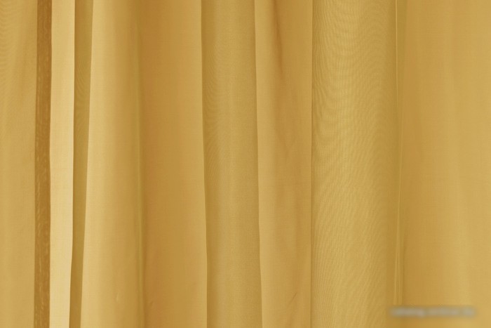 Комплект гардин Delfa Voile СТШ/Д-050 Voile/047 2x2.7 м (янтарно-золотой, 2 шт)