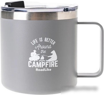 Термокружка RoadLike Camp 415мл (серый)