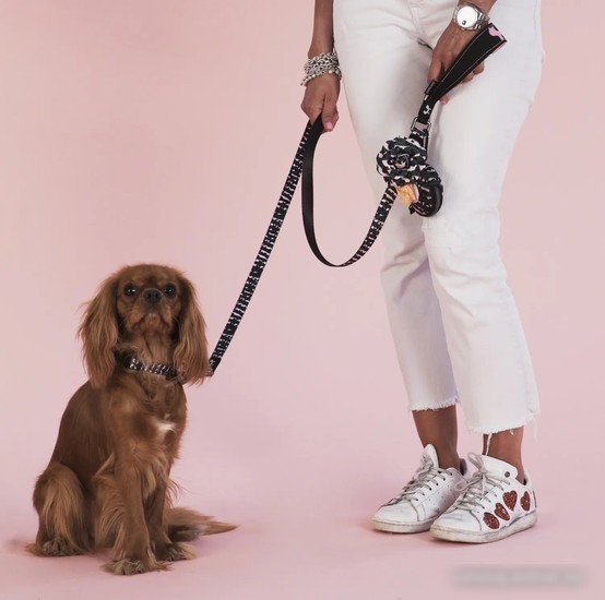 Поводок United Pets Complete Me Leash (M, розовый камуфляж)